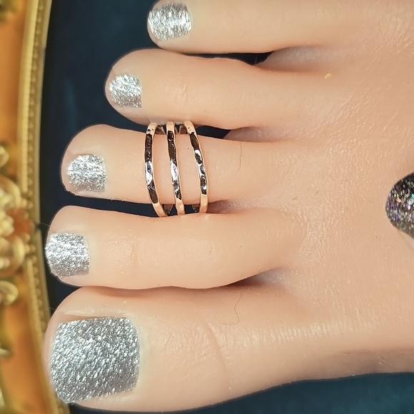 Sterling Silver Toe Ring Adjustable Size Brand New - Picture 4 of 5